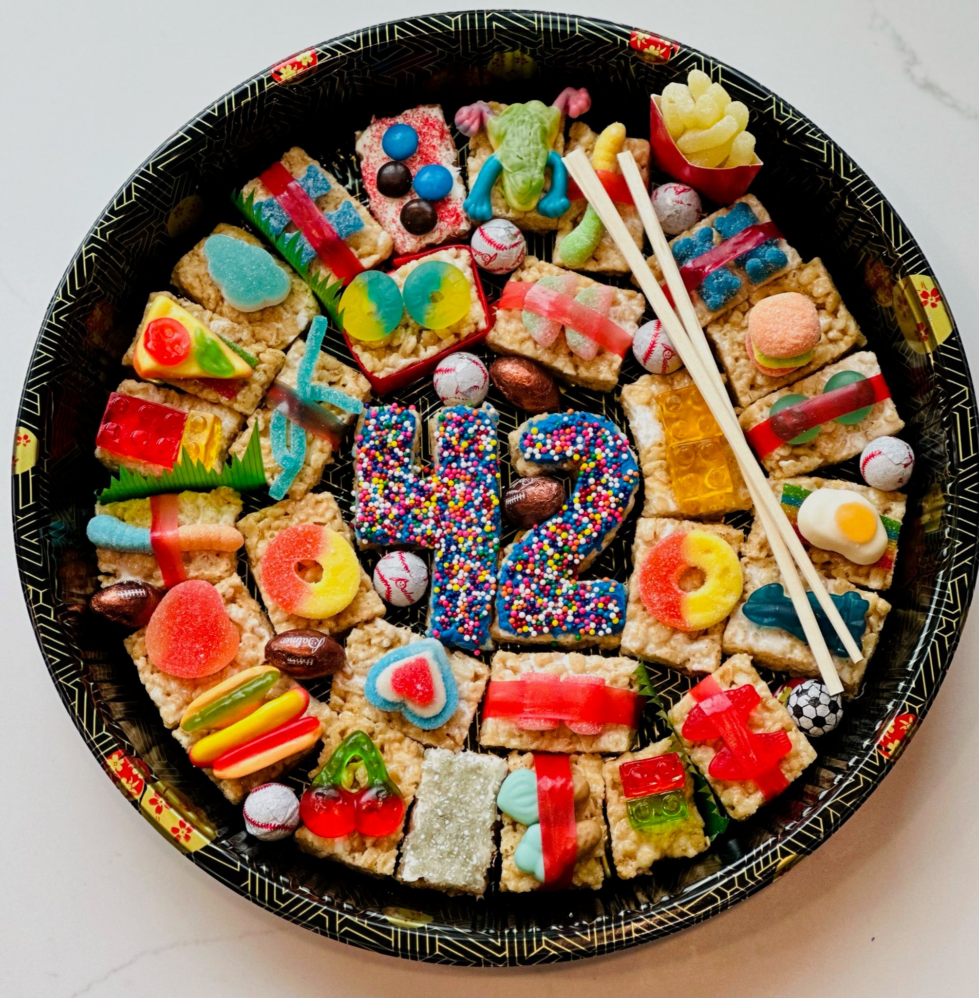 30 piece custom platter